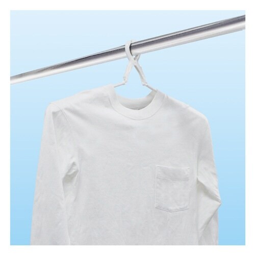 ハンガー スライドキャッチ パット付 ホワイト