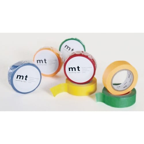 マスキングテープ mt 無地 マットレッド
