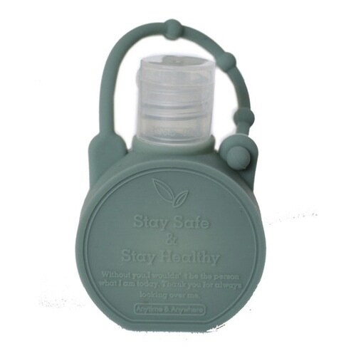 除菌ジェルボトル 30ml ラウンド型 グリーン