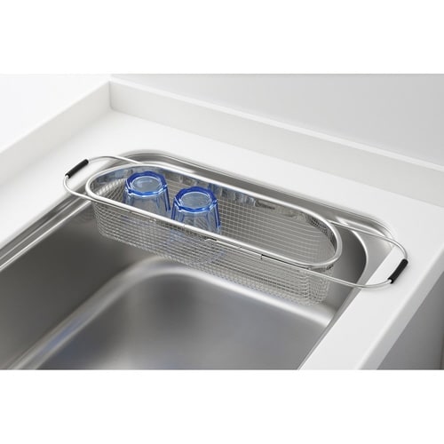 水切りラック スライド式シンクバスケット