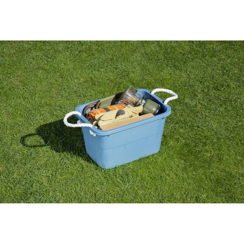 タライ 24L ひも付き 本体のみ ブルー