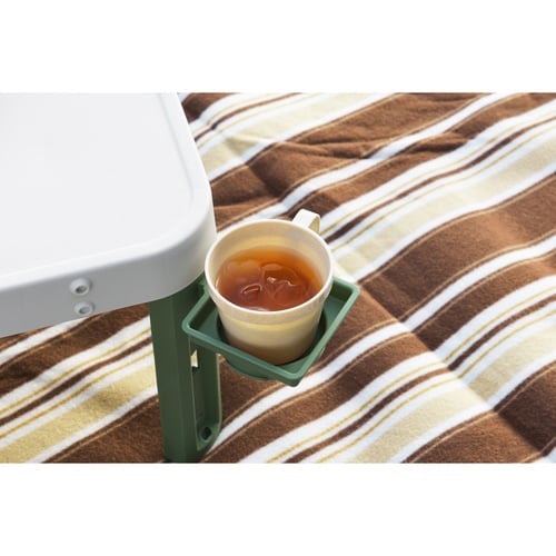 レジャーテーブル コップスタンド付 コンパクト