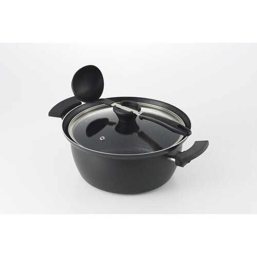 両手鍋 20cm IH対応 囲 深型マルチポット