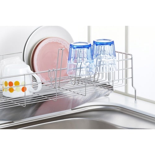 グラスホルダー シンクサイド幅の広がる水切り用