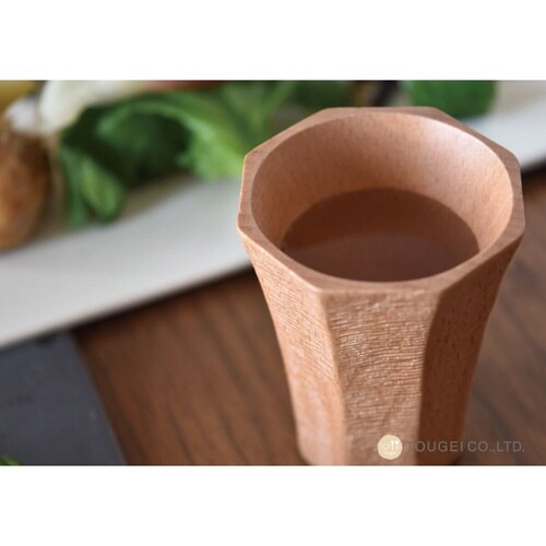 おちょこ 30ml 酒器 木製 絣