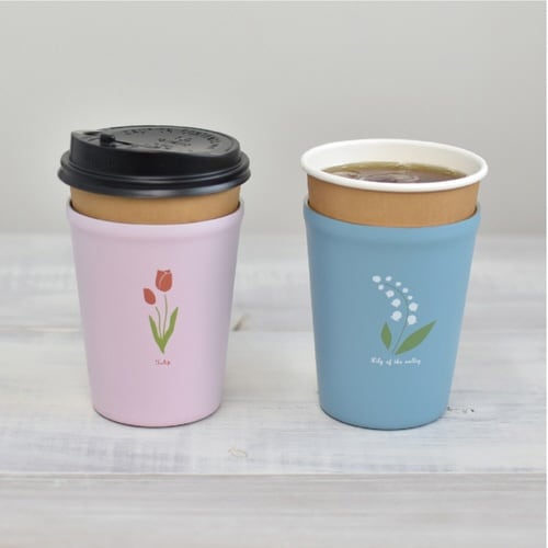 タンブラー 260ml フタ付き チューリップ