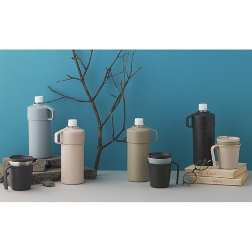 ペットボトルクーラー 保冷 保温 STOS グレー