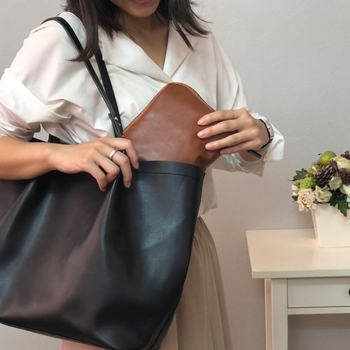 携帯スリッパ レ プリエ キャメルブラウン S