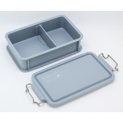 弁当箱 1段 750ml 抗菌 グレー