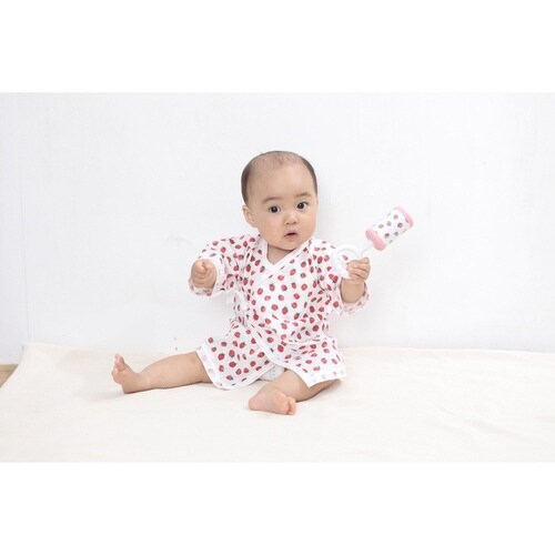 ガラガラ コロン フルーツ 赤ちゃん ピンク