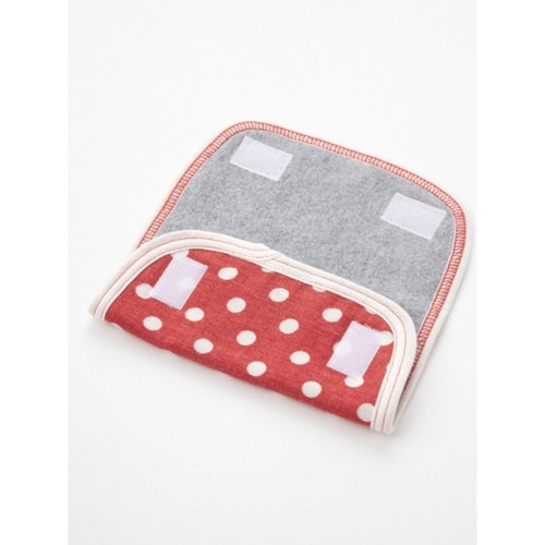 ベルトカバー ドット 抱っこ紐 ベビーカー レッド