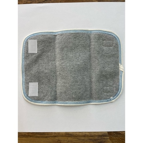 ベルトカバー ストライプ 抱っこ紐 サックス