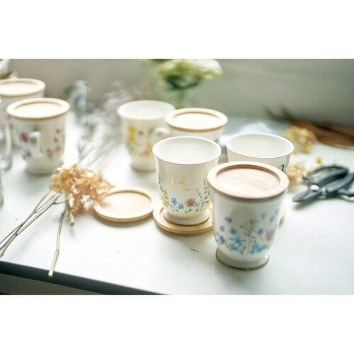 マグカップ フタ付き 350ml H