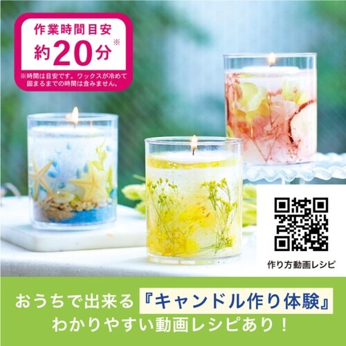 手作りキャンドル ボタニカルゼリーキャンドルキット