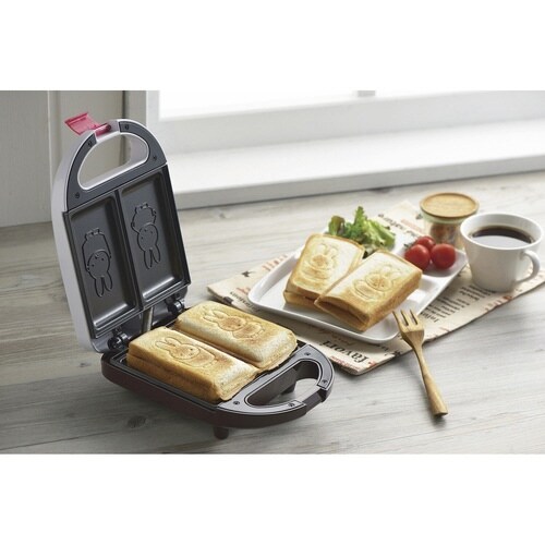 耳まで焼けるホットサンドメーカー ミッフィー