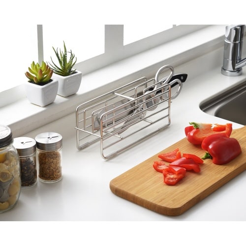 包丁スタンド 通気性のいい横置き包丁スタンド