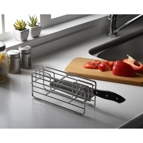 包丁スタンド 通気性のいい横置き包丁スタンド