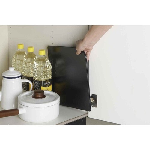 レンジガード サッとその場で油はねガード ブラック