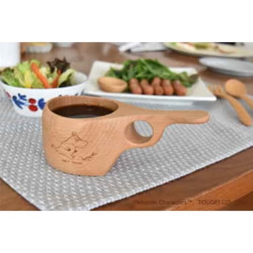 アウトドアカップ 木製 140ml ムーミン