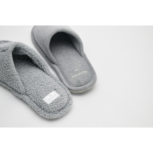 ルームサンダル dimanche グレー