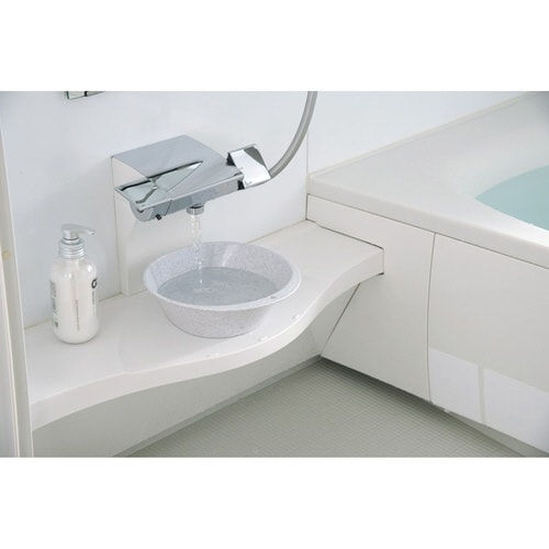 洗面器 湯桶 ユニード マグネット付き ホワイト