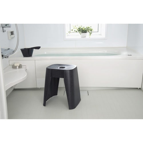 風呂椅子 ユニード 高さ40cm 日本製 ブラック