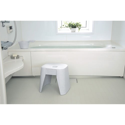 風呂椅子 ユニード 高さ30cm 日本製 ホワイト