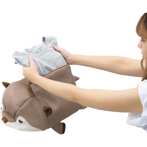 洗濯ネット Lサイズ カワウソ くるり