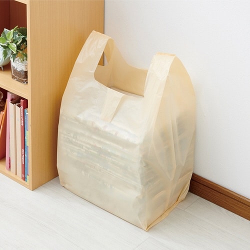 回収袋 バイオマス素材配合新聞雑誌回収袋