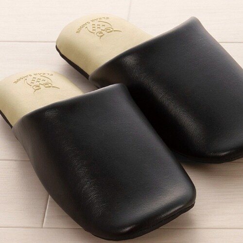 スリッパ バイカラー Sサイズ ブラック