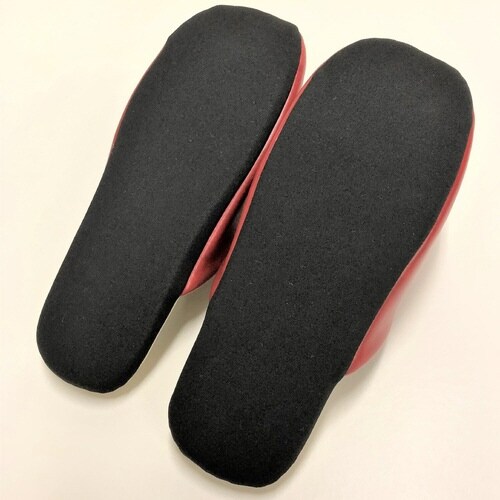 スリッパ バイカラー Lサイズ レッド