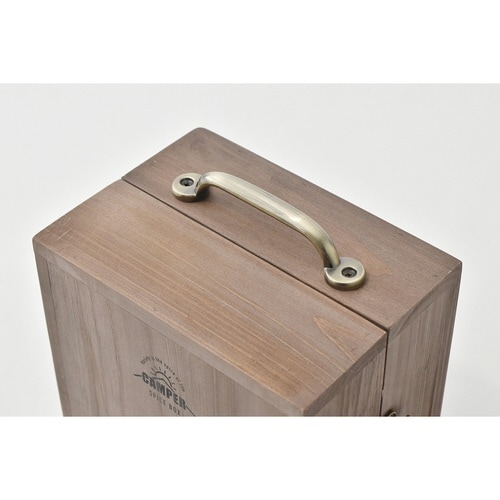 アウトドア スパイスボックス Sサイズ ブラウン