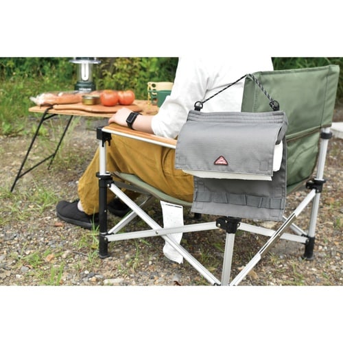 アウトドア ペーパーホルダー Lサイズ カーキ