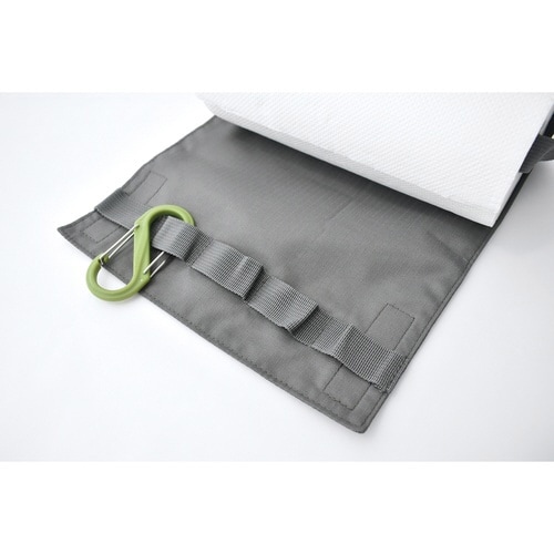 アウトドア ペーパーホルダー Lサイズ カーキ