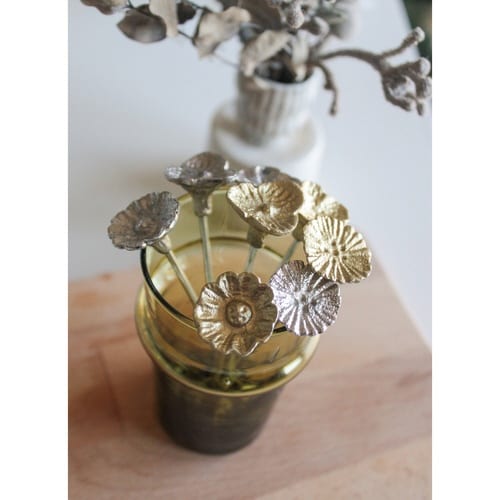 フルーツフォーク 10.5cm ピック ゴールド