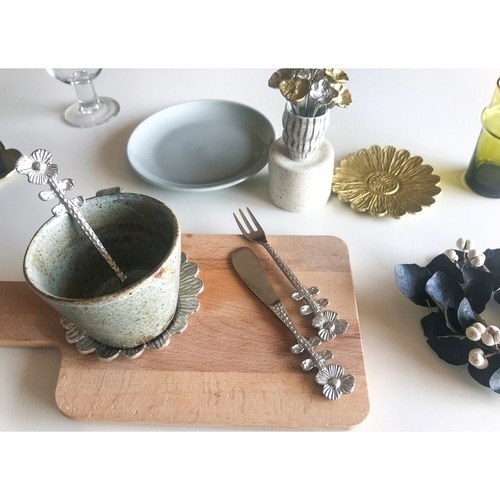 バターナイフ 14cm ブラスカトラリー シルバー