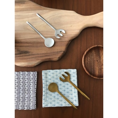 フォーク 11cm ブラスカトラリー ゴールド