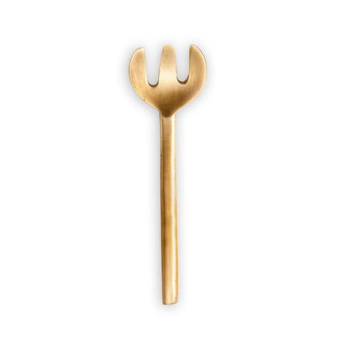 フォーク 11cm ブラスカトラリー ゴールド