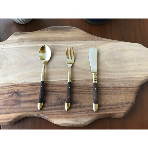 ケーキフォーク 13cm ゴールド