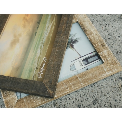 フォトフレーム ポプラウッド A4 壁掛け オイル