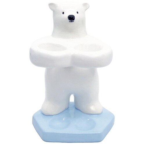 歯ブラシスタンド ペア シロクマ