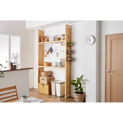 連結パーツ 横3本用 LABRICO ホワイト