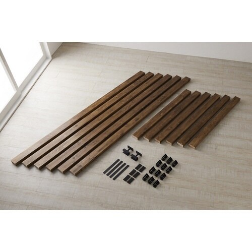 連結パーツ 横3本用 LABRICO ブラック