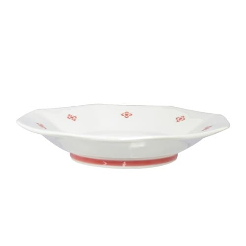 プレート 八角皿 18.5cm 台湾ネオン 陶磁器