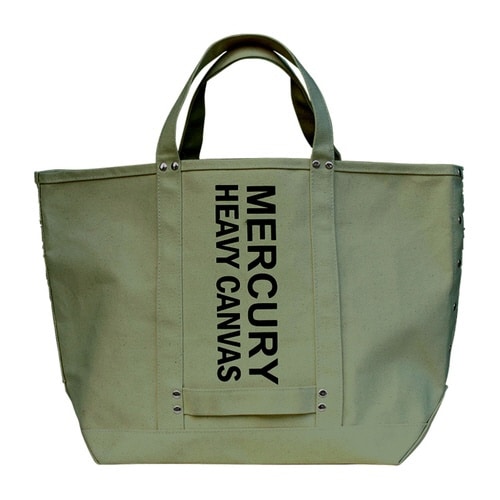 トートバッグ Lサイズ ハードキャンバス カーキ