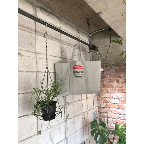 キャンバストートバッグ グレー