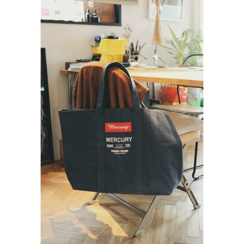 キャンバストートバッグ ネイビー