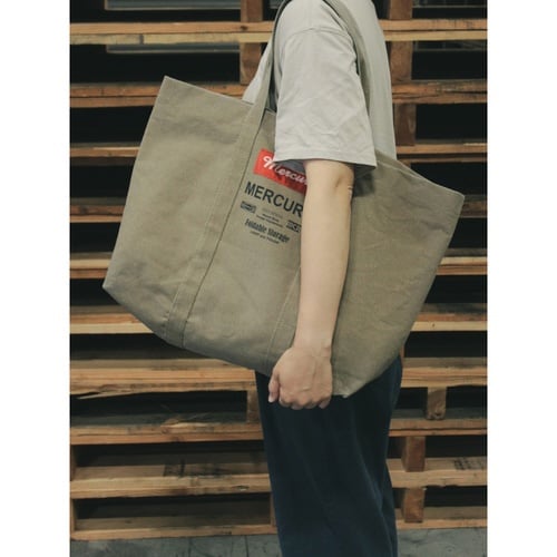 キャンバストートバッグ サンドベージュ