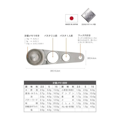 計量スプーン atomico