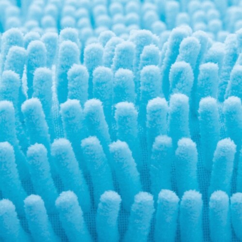 バスマット マイクロファイバー ブルー